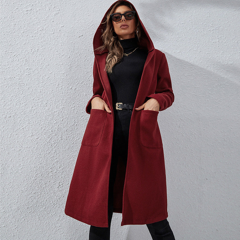 Autumn And Winter New Loose And Long All-match Bottoming Sweater Coat