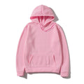 Men Woman Hoodies Sweatshirts Fashion Solid color Red Black Gray Pink Hooded Hip Hop fleece Hoody Mens Brand Hoodie Streetwear - AMAZEALL.STORE