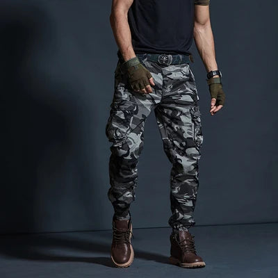 High-Quality Khaki Tactical Joggers - AMAZEALL.STORE