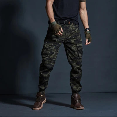 High-Quality Khaki Tactical Joggers - AMAZEALL.STORE