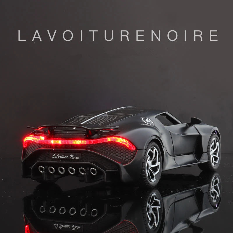 "1:32 Bugatti La Voiture Noire Alloy Sports Car Model – Diecast Metal Toy Vehicle, High Simulation Car Model Collection, Perfect Gift for Children" - AMAZEALL.STORE