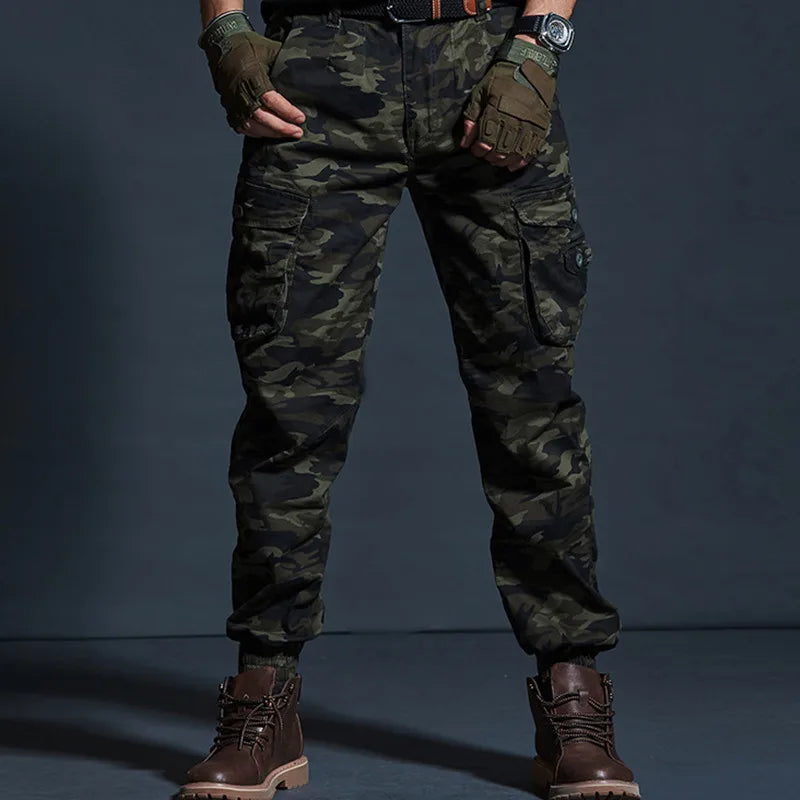 High-Quality Khaki Tactical Joggers - AMAZEALL.STORE