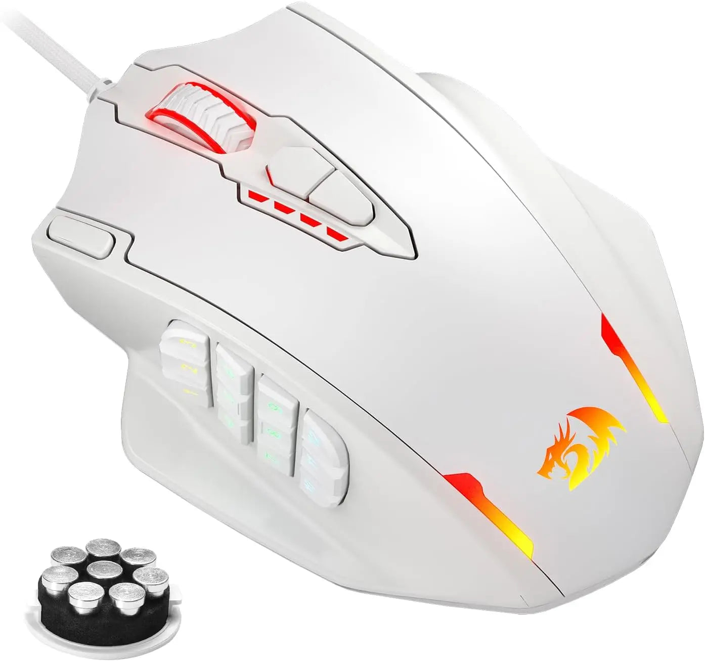 Red ragon M908 RGB Gaming Mouse - AMAZEALL.STORE