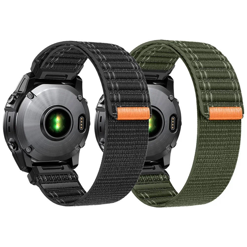 QuickFit Nylon Band 22mm/26mm for Garmin Fenix & Enduro Models - AMAZEALL.STORE