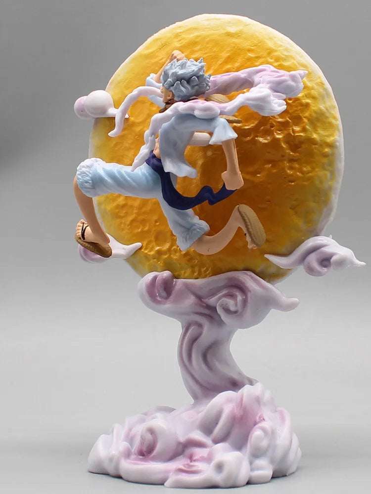 "16cm One Piece Anime Figure – Moon Fairy Nika Monkey D. Luffy Gear 5 with Moonlight Action Figure, GK Statue Model for Collectors" - AMAZEALL.STORE