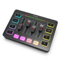 FIFINE 4-Channel RGB Gaming Audio Mixer with XLR Mic Interface - AMAZEALL.STORE