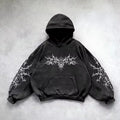 Joker Goth Zipper Hoodie Women Men Street Y2K New Hip Hop Loose Fleece Padded Sweatshirt Unisex Hoodie - AMAZEALL.STORE