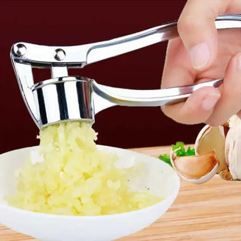 Stainless Steel Garlic Press - AMAZEALL.STORE