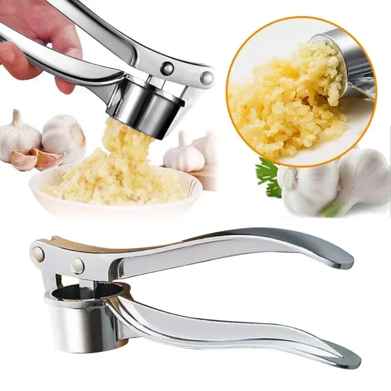 Stainless Steel Garlic Press - AMAZEALL.STORE