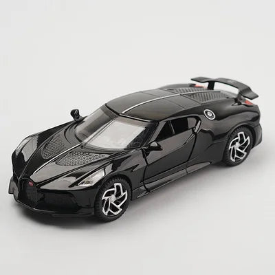 "1:32 Bugatti La Voiture Noire Alloy Sports Car Model – Diecast Metal Toy Vehicle, High Simulation Car Model Collection, Perfect Gift for Children" - AMAZEALL.STORE