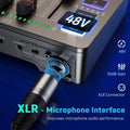 FIFINE 4-Channel RGB Gaming Audio Mixer with XLR Mic Interface - AMAZEALL.STORE