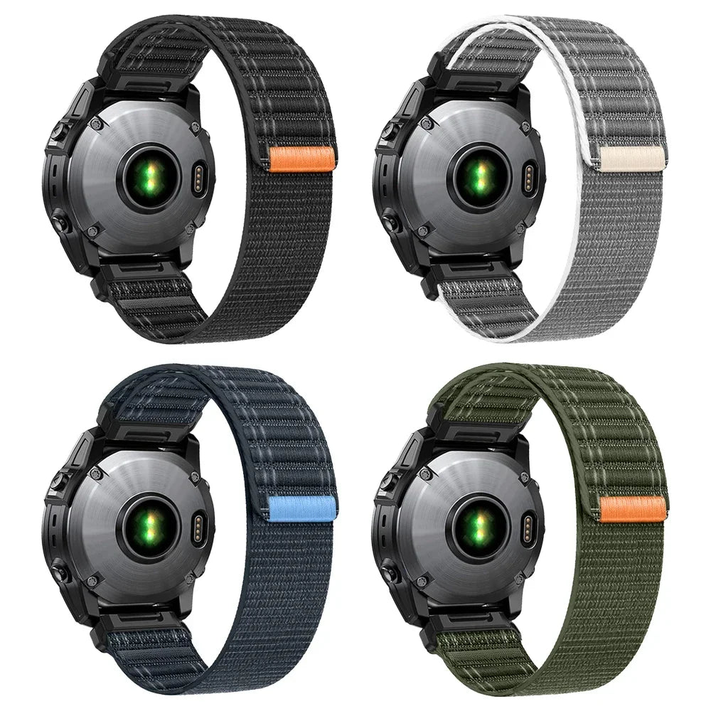 QuickFit Nylon Band 22mm/26mm for Garmin Fenix & Enduro Models - AMAZEALL.STORE