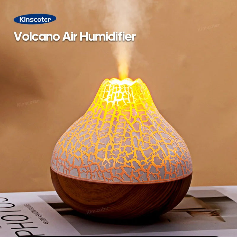 300ml Volcano Air Humidifier - AMAZEALL.STORE