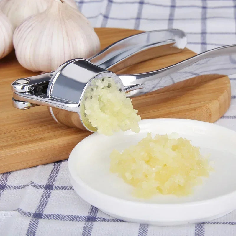 Stainless Steel Garlic Press - AMAZEALL.STORE