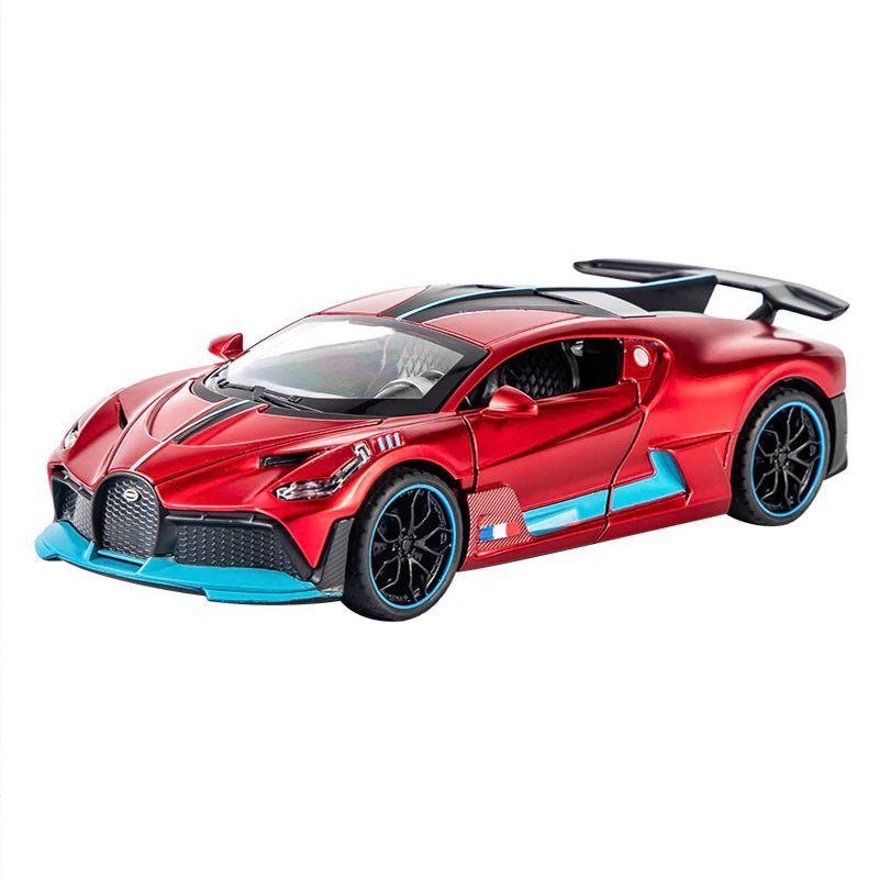 "Free Shipping 1:32 Bugatti Veyron Divo Alloy Car Model – Diecast Toy Vehicle, Perfect for Kids, Boys, and Collectors, Great Gift for Children" - AMAZEALL.STORE