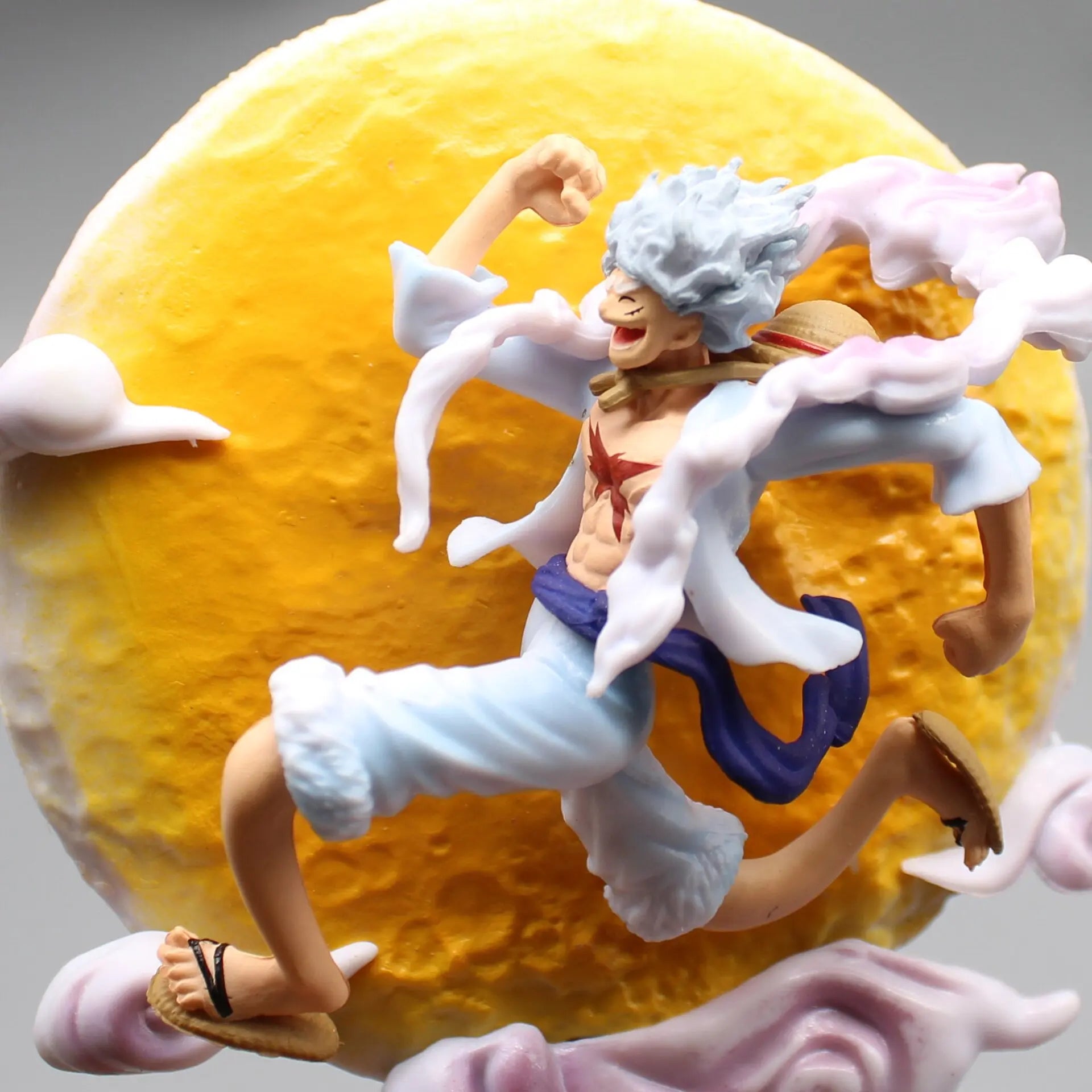 "16cm One Piece Anime Figure – Moon Fairy Nika Monkey D. Luffy Gear 5 with Moonlight Action Figure, GK Statue Model for Collectors" - AMAZEALL.STORE