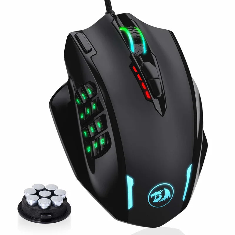 Red ragon M908 RGB Gaming Mouse - AMAZEALL.STORE