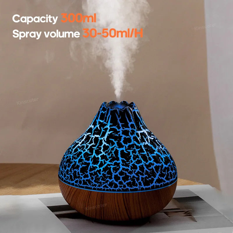 300ml Volcano Air Humidifier - AMAZEALL.STORE