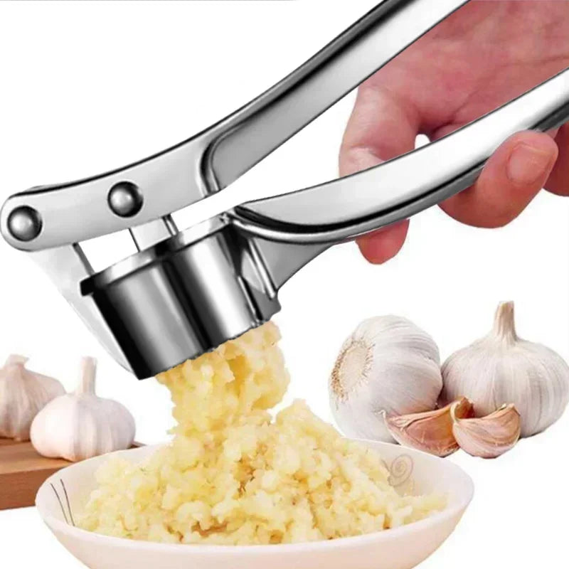 Stainless Steel Garlic Press - AMAZEALL.STORE