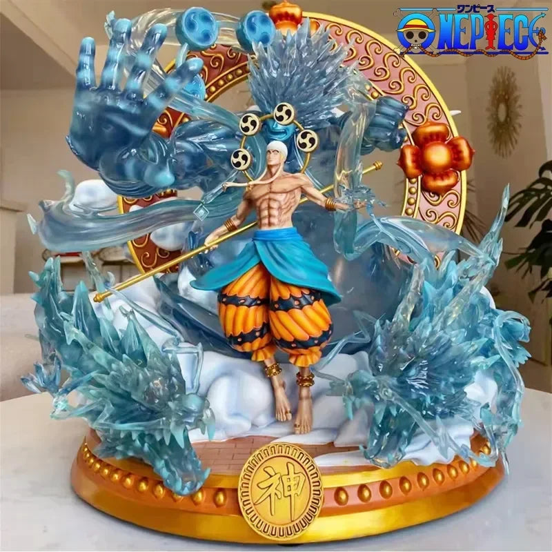 "35cm One Piece Anime Figure – Thor Enel GK Figurine, Oversized Manga Statue, Action Model Toy, Collectible Ornament for Kids & Fans" - AMAZEALL.STORE