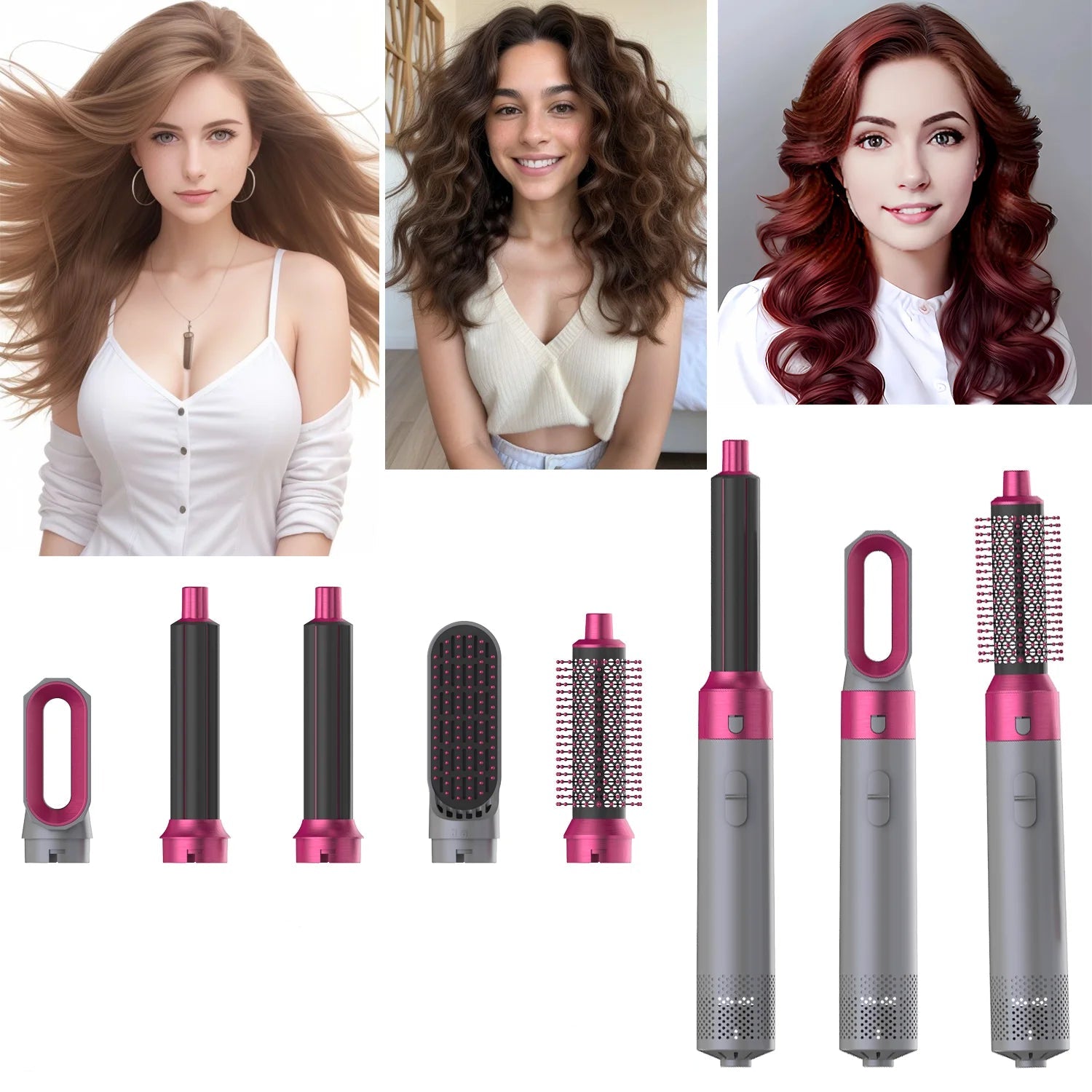 5-in-1 Hot Air Styler Comb - AMAZEALL.STORE